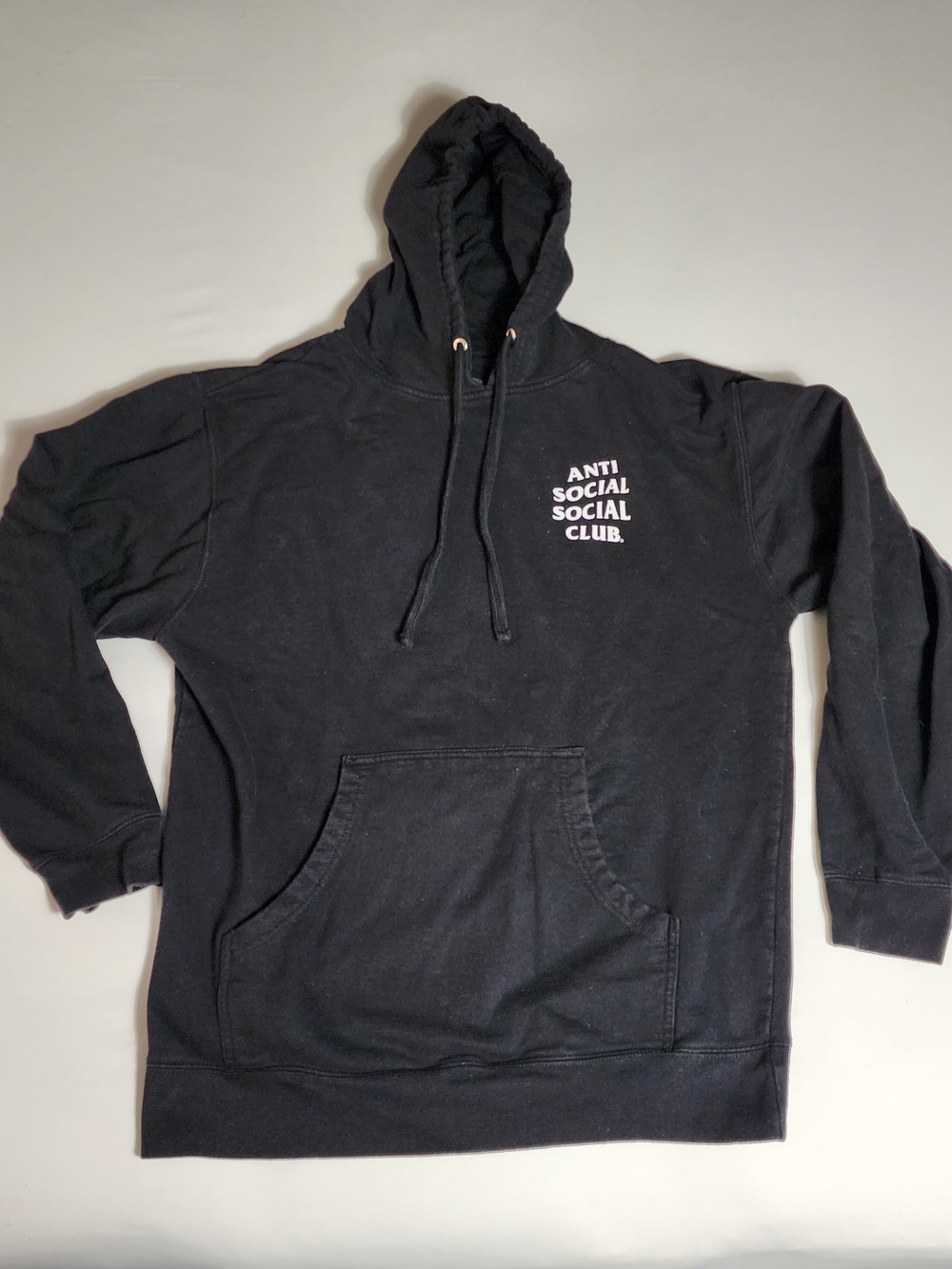 Anti Social Social Club Black Hoodie Men's Large